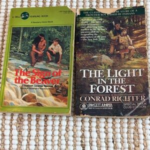 The Sign of the Beaver and The Light in the Forest Books